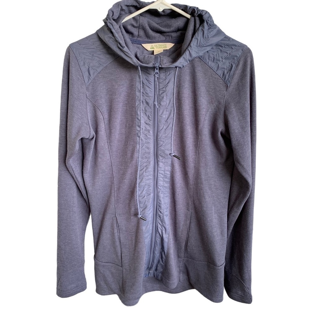 Ultimate Terrain Full Zip Lightweight Hoodie Sweatshirt Adult Size Small